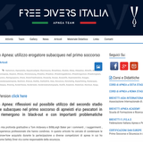 Sicurezza in apnea, un articolo di Marco Cosentino